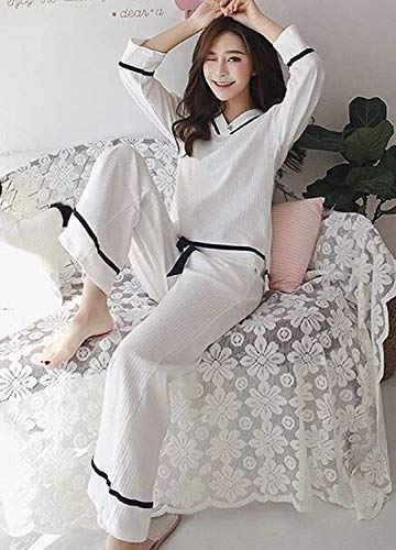 DEEPEYES レディースパジャマ ルームウェア Mサイズ ネイビー