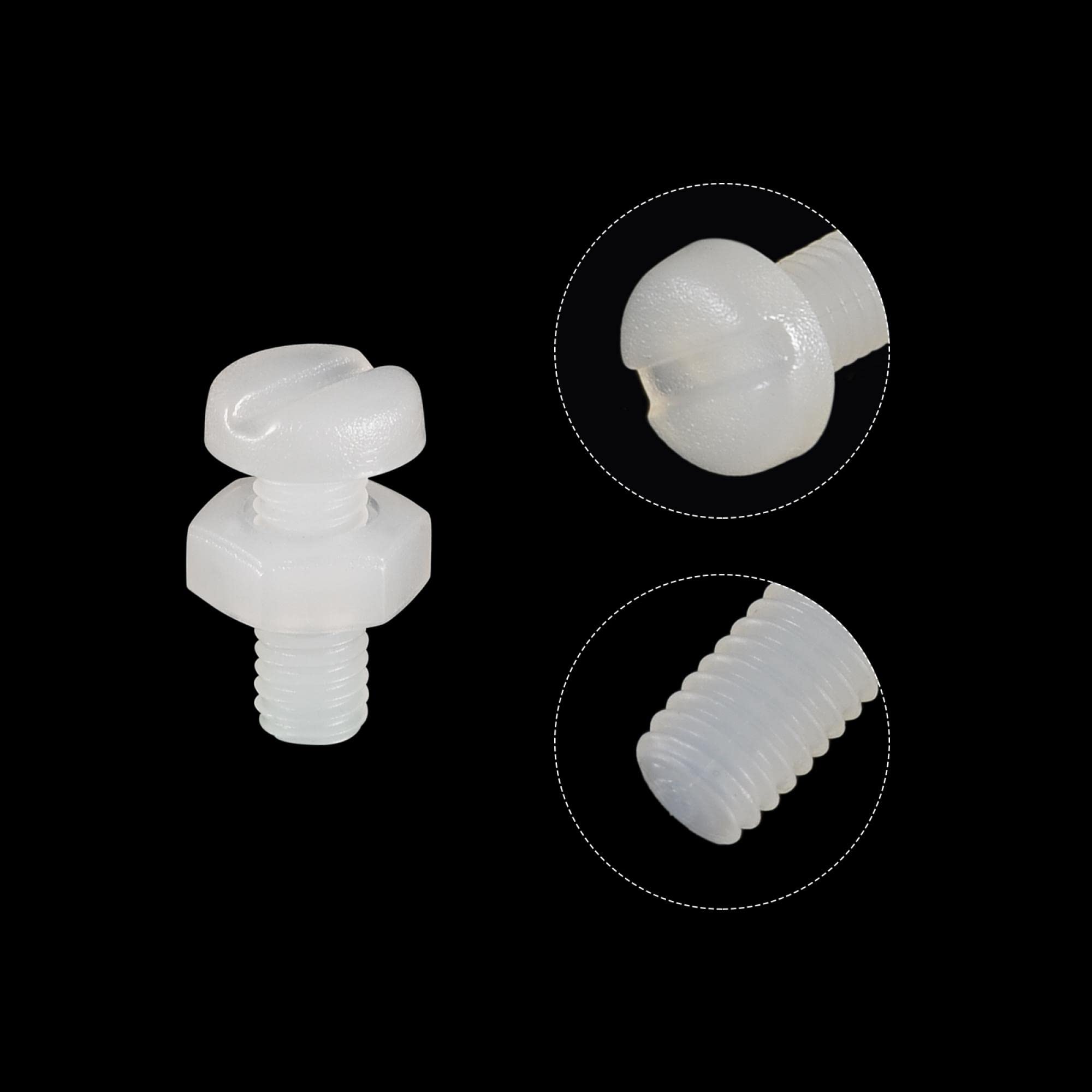 Uxcell 10 Set M5x50mm Nylon Plastic Cross Round Head Screw Phillips Bolts Hex Nuts Flat Washers Assortment Kit Metric Full Thread Bolt Fasteners Diy Uxcell 10 Set M5x50mm Nylon Plastic Cross Round Head Screw Phillips Bolts Hex Nuts Flat Washers Assortment Kit Metric Full Thread Bolt Fasteners Diy
