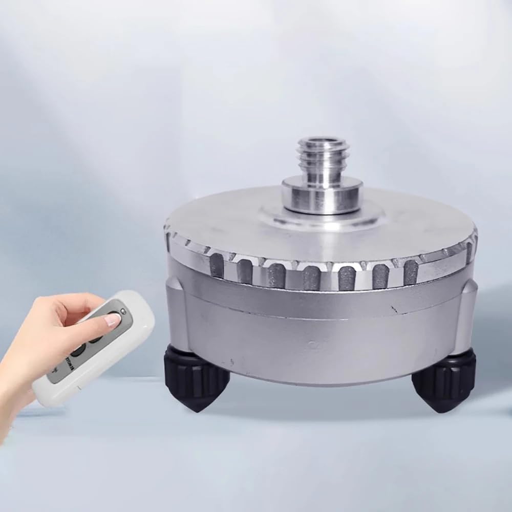 Universal Electric Fine Adjustment Base, for Leveling Devices Rechargeable Portable 360 Degree Rotating Stand with Remote Control