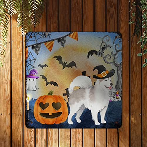 Panneau d'Halloween bouledogue anglais résistant pour chambre
