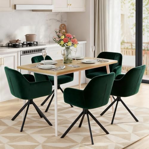 DUMOS Bürostuhl Schreibtischstuhl schminktisch Stuhl kleine Schreibtischstühle mit Rollen niedlicher Drehstuhl mit Rückenlehne armlos Heimbüro Bürostuhl