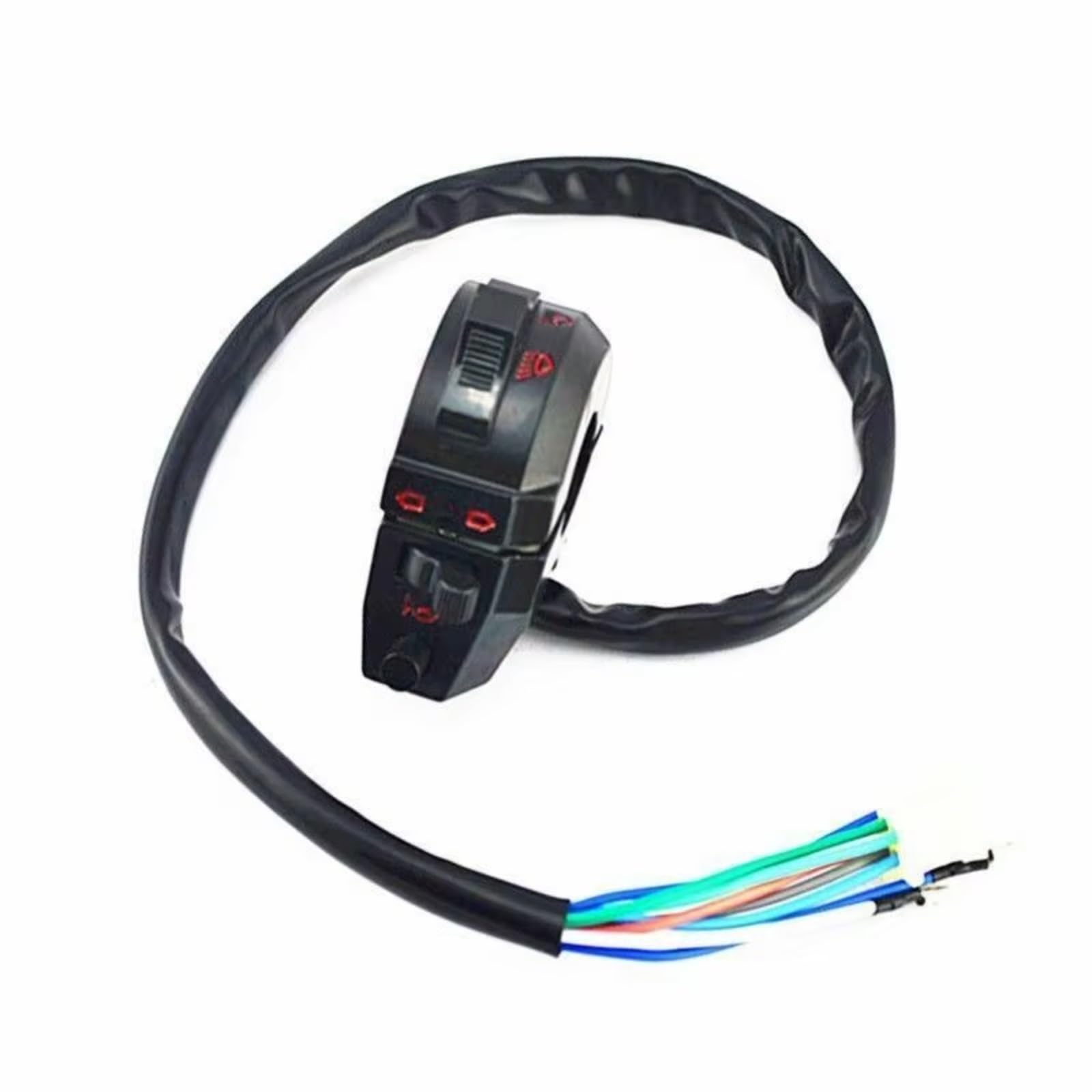 Controllo Manubrio Moto 7/8 "22MM Per Interruttore Clacson Indicatore Di Direzione Universale Interruttore per manubrio