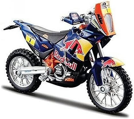 Bburago Plastic KTM 450 Rally Dakar Model, Pack of 1, Blue