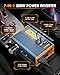 MWXNE 300W Power Inverter DC 12V to 110V AC Adapter with Dual AC Outlets/2 PD30W USB-C/2 QC18W USB Ports/1 Cigarette Lighter Outlet - Ideal Car Charger for Laptops