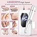 Professional Electric Nail Drill 45000RPM, Portable Nail File for Acrylic Gel Nails, Cordless Rechargeable Salon-Grade Ultra Power Nail Drill Kit for Shaping, Polishing & Removing Gel Nails