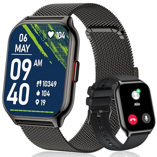 ZOSKVEE Montre Connectée Homme Femme avec Appel Bluetooth, 2,0' HD Smartwatch, 100+ Sportifs,...