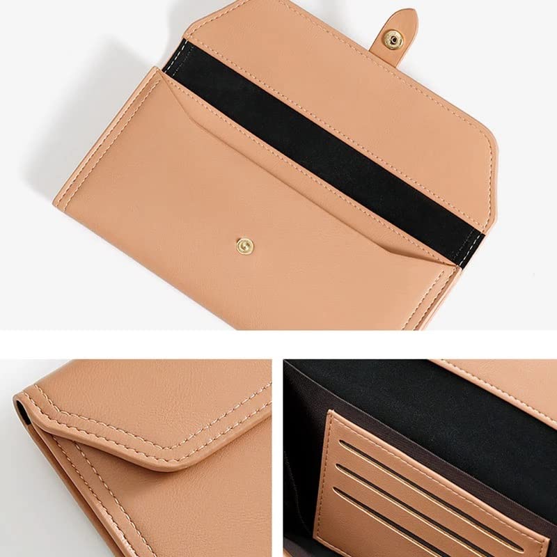 Women Wallets Long Wallet Top Leather Card Holder Coin Phone Purse Ladies Clutch Wallet for Wome(D)3