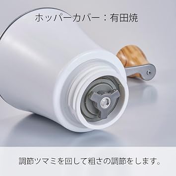 HARIO ハリオ Ceramic Coffee Mill Wood N Manual Coffee Beans Grinder 30g MCWN-2-OV