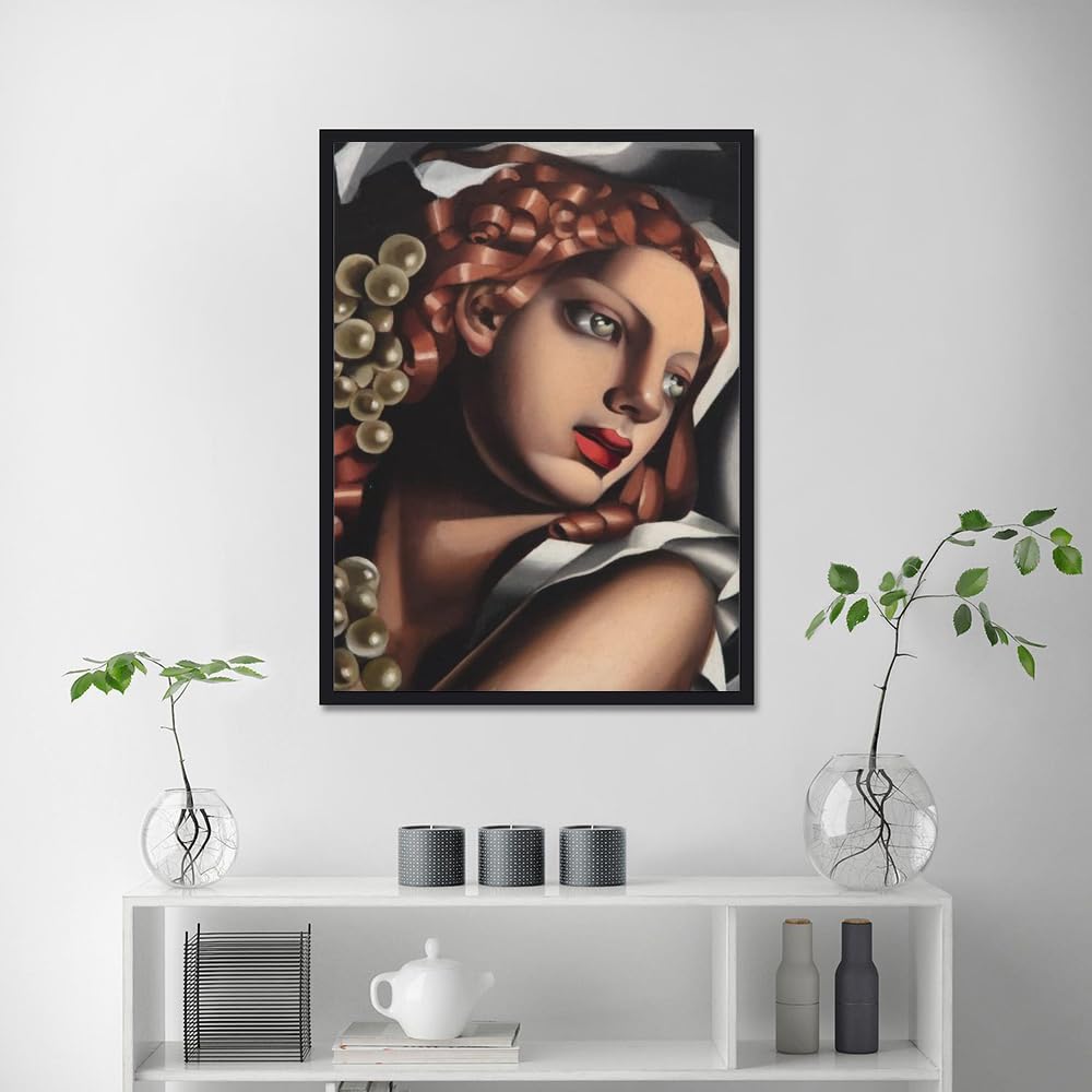Amazon.co.jp: Tamara de Lempickaポスターレトロキャンバス絵画Tamara