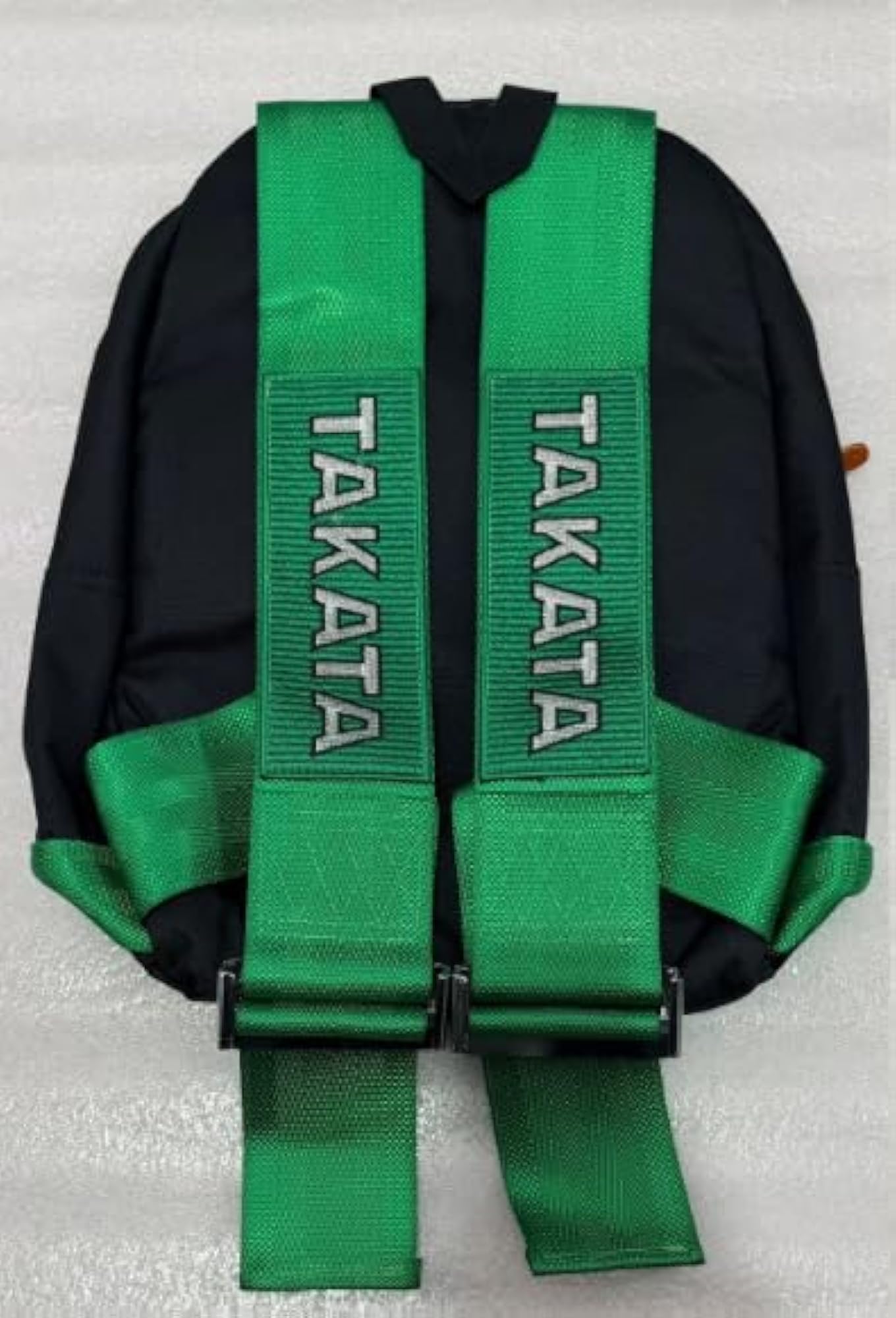 New Bride Racing Backpack with Green Takata Straps