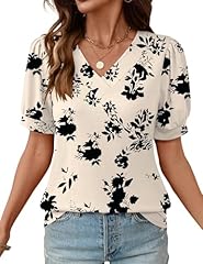 Apricot Black Floral