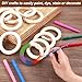 KMALADO 20Pcs Natural Wooden Rings for Crafts, Unfinished Wood Rings for Macrame Rings Solid Natural Wood Rings for DIY Crafts Macrame Supplies(2.17inch/5.5cm)