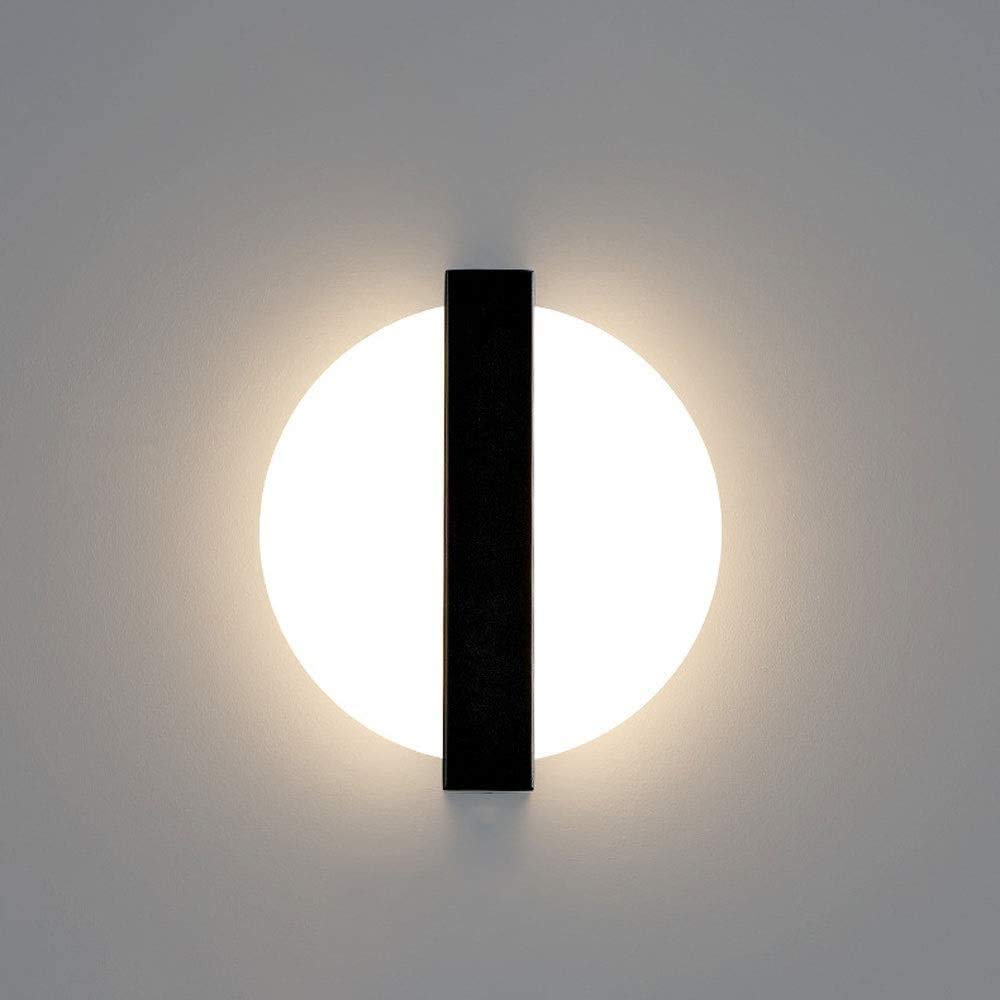 Aplique de pared LED de 7W moderno con pantalla acrílica blanca