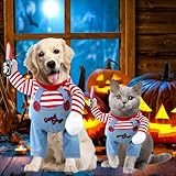 Cosplay Party Anzug für Haustier, Halloween Kostüme für Hunde, Lustige hundekatze Kostüm, Verkleidungen für Haustier, Haustierkostüm Cosplay-Outfit, für die Meisten Hunde und Katzen