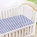 Buffalo Plaid White Blue Yellow Cooling Baby Washable Mattress 28