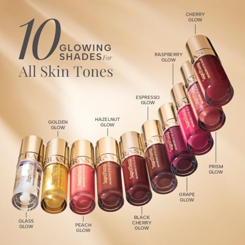 Image of RAS Luxury Oils Hydrating 4-in-1 Super Plump Lip Oil Gloss, Balm, Plumper & Gloss with SPF 20 | Enriched with Natural Oils, Peptides & Hyaluronic Acid - Grape Glow