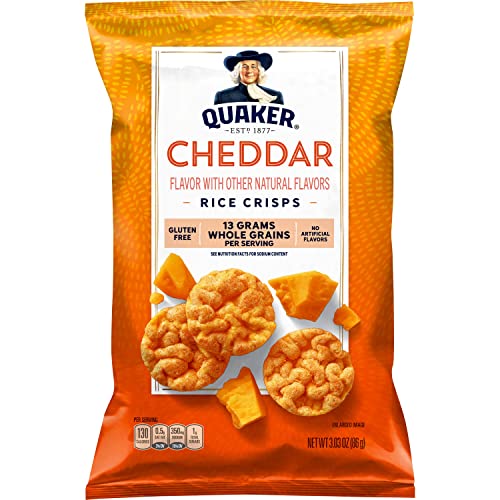 Image of Quaker Popped Rice Cake Cheddar Cheese, 3.03 Oz