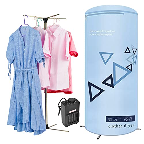 Heated Clothes Airer Indoor Travel Electric Clothes Dryer Portable Drying Rack with 180mins Timer, 900W Energy-Efficient Stainless Steel, for Clothing, Socks, Shoes, Towels, Bed Linen