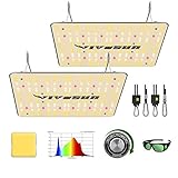 VIVOSUN Latest 2-Pack VS1000 LED Grow Light with Samsung LM301H Diodes & Sosen Driver Dimmable Lights Sunlike Full Spectrum for Indoor Plants Seedling Veg and Bloom Plant Growing Lamps