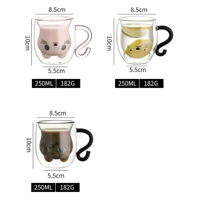 Becher aus klarem Kristallglas, Trinkgläser, Becher aus Kristallglas, gemischte Glaswaren, Trinkgläser for Wasser, Saft, spülmaschinenfest, perfekt for Wasser, Saft, Limonade, Tee, Kaffee, den täglich