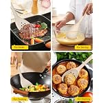 BUNDLEPRO Silicone Cooking Utensils Set, 9 Pcs Kitchen Utensils, One-Piece - Image 6