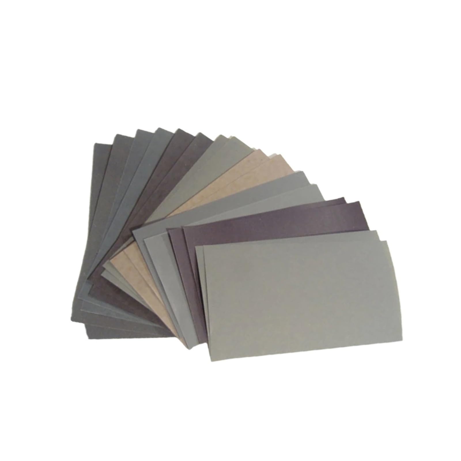 Carta vetrata, Carta a Umido e a Secco, Set da 15 Pezzi di 400 600 3000 800 1000 1200 1500 2000 2500 a Grana Acqua/asciutta Utensili abrasivi, 137,5 * 75 mm