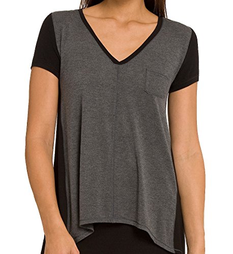 Nitis Umstandsmode Nightwear Pyjama Still-Top Schlafanzugoberteil mit Stillfunktion // Charcoal Gr. XL Cover