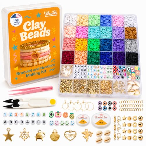Kit de fabricación de pulseras de arcilla con letras, el regalo para niñas