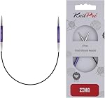 KnitPro Zing Fixed Circular Needles 9" (22.5cm) | US Size 8 (5mm)