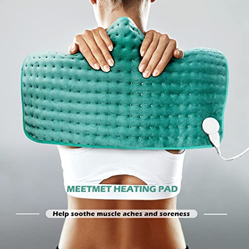 Heating Pad For Back, Neck, Shoulder Pain And Cramps, Electric Heating Pads With Auto Shut Off, Moist Dry Heat Options, Gifts For Women, Men, Mom, Dad, Wife, Husband, Christmas, Birthday #TOP2