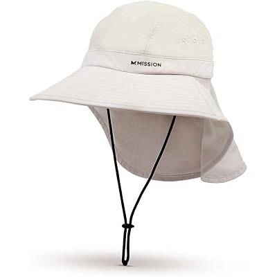Cooling Sun Defender Sun Hat, UPF 50 UV Protection for Men Women, Wide Brim Outdoor Hat for Hiking, Fishing, Beach, Gardening (Glacier Grey)