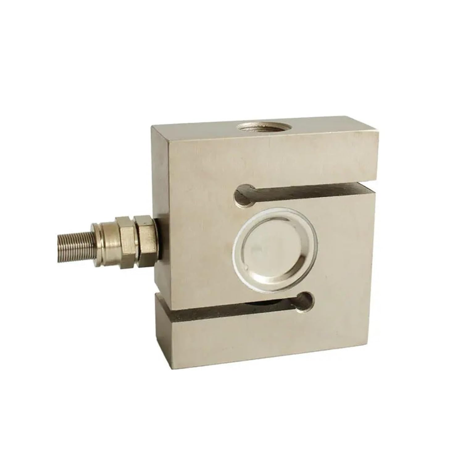 1Pcs DYLY-104 1500KG 2T Capacity Compression and Tension Force Sensor S Beam Load Cell Weighing Scale(1.5T)