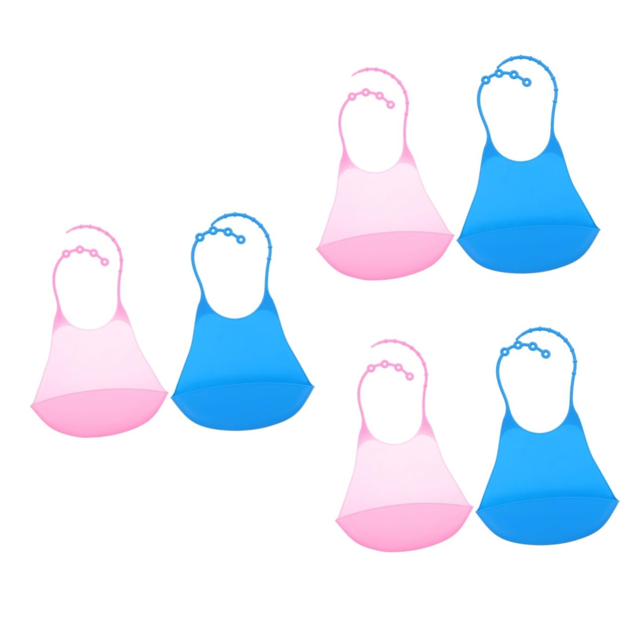 6 Stück Reisbeutel Für Erwachsene Lätzchen Kleidungsschutz Für Erwachsene Waschbares Lätzchen Für Erwachsene Bandana Lätzchen Für Kleinkinder Waschbare Lätzchen Für FRCOLOR