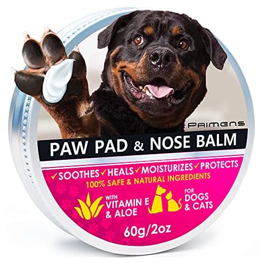 Natural Dog Paw Balm, Dog Paw Protection for Hot Pavement, Dog Paw Wax for Dry Paws & Nose, Canine Paw Moisturizer for Cracked Paws, Cream Butter for Cat, Dogs Paw Protectors, Paw Pad Lotion