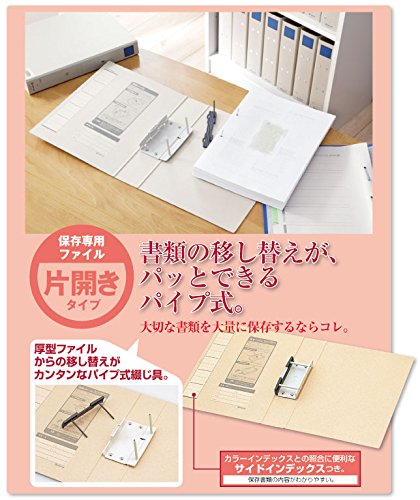Amazon | キングジム 保存ファイルA4-S 4373 赤 4373 00037156