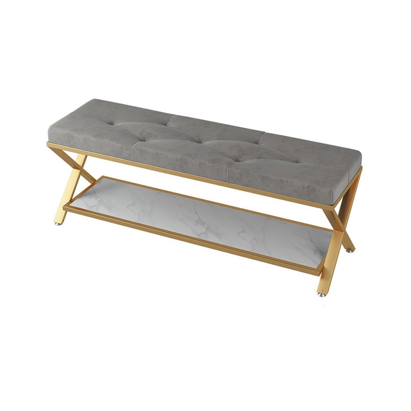 MYUYEE Shoe Bench Entryway- Shoe Stool Shoe Storage Bench, Entryway Bench Shoe Orga, Shoe Storage Bench Hallway Shoe Rack, Shoe Organiser(Gris-100 * 35 * 45Cm)