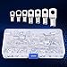 100PCS Terminal Set, UL Certified Electrical Wire Connectors, Tinned Copper Cable Connectors with Engraved Size Markings, Wiring Terminals for Industrial and Home Use