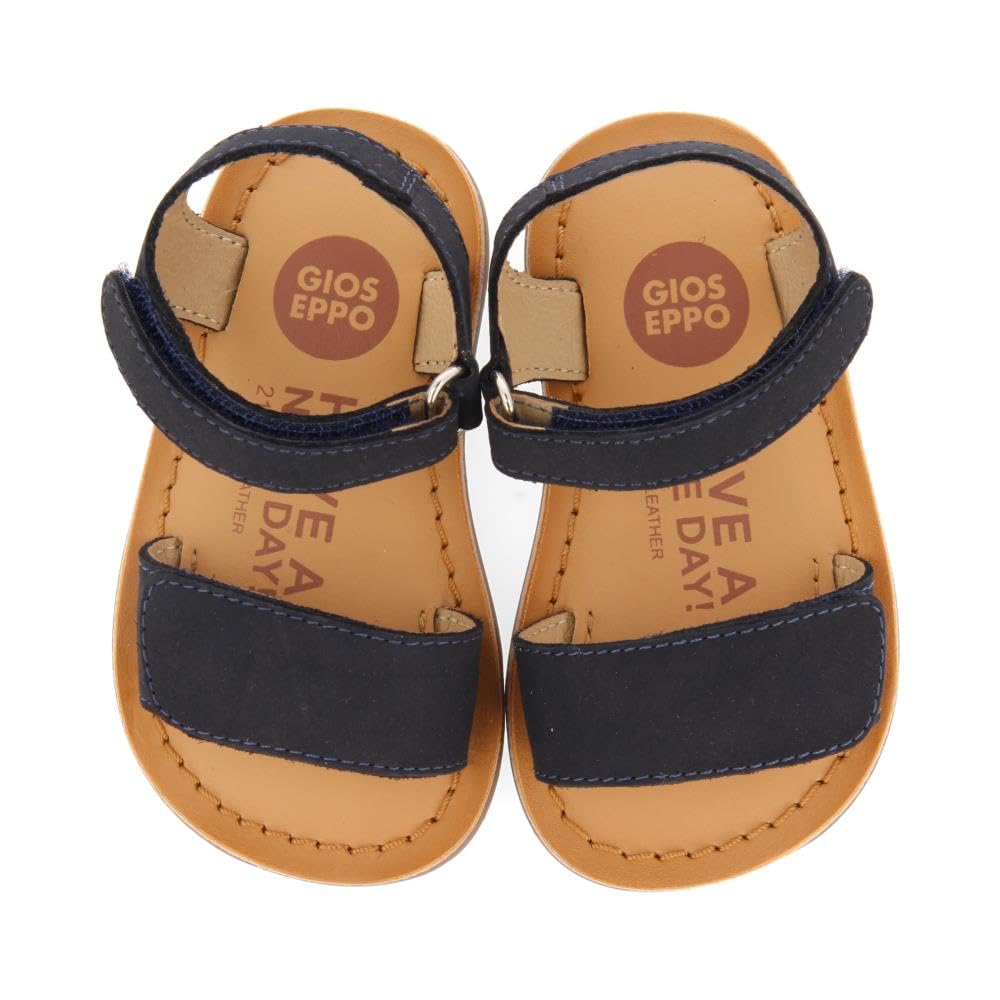 GIOSEPPO Sandalias Color Cuero DE Piel con Cierre Ajustable para BEBÉ Palmetto