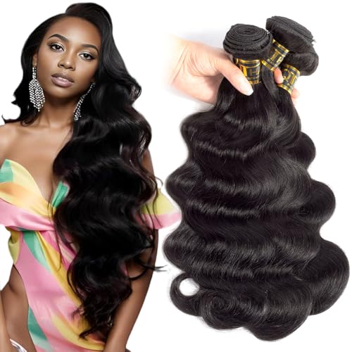 QTHAIR 16A Unprocessed Brazilian Body Wave Hair...