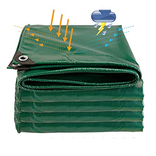 Bâche camion imperméable OKUOKA 4mx7m en toile robuste anti-UV