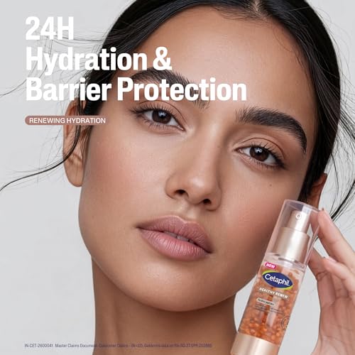 Image of Cetaphil Healthy Renew Anti-Ageing Facial Serum 15 g - Peptide Powered Serum for Sensitive Skin, Helps Smooth Fine Lines & Hydrate