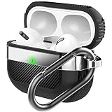 HALLEAST Compatible Airpods Pro 2 Case 2022, Airpods Pro 1 Case 2019, Metal Alloy Cover Shockproof P