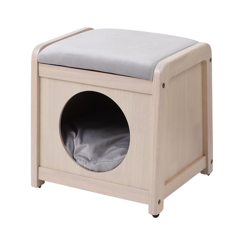 Amazon.co.jp: ヤマソロ ペットハウススツール 猫 小型犬 椅子 ベッド