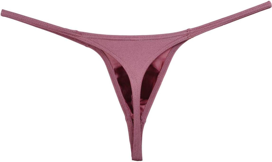 Pack of Men's Stretch Micro Thong Underwear Contour Pouch T-Back Bikini G-String Spandex Jockstrap - Image 9