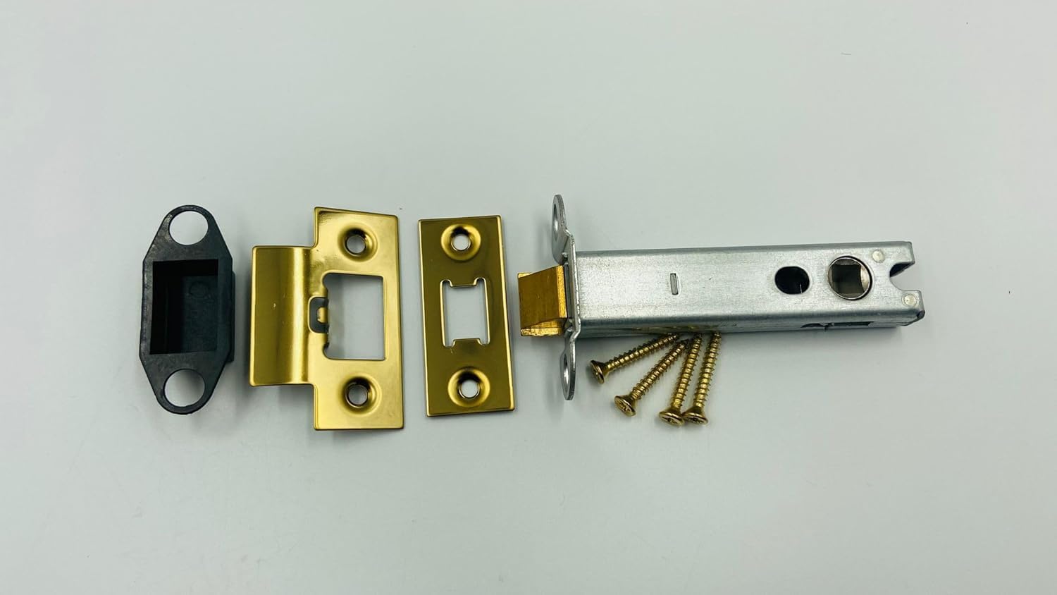 I Ironmongery Solutions Satin Stainless Steel Ironmongery Solutions® Architectural Tubular Latch For Door Handels And Door Knobs.the Tubular Latch Consist Dimensions Of (102Mm, )