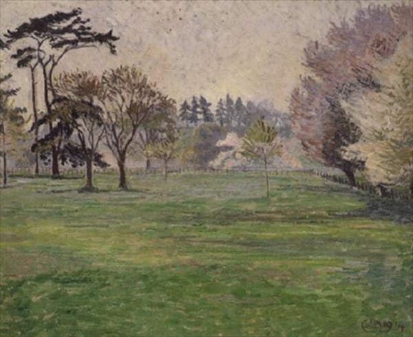 Tableau Blossom Sun and Mist Lucien Pissarro poster art décoration chambre affiche murale