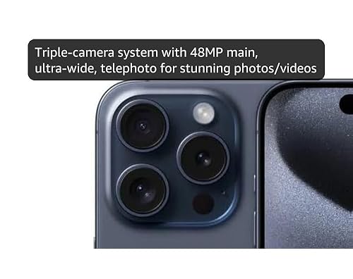 Amazon.com: Apple iPhone (Renewed Premium) 15 Pro, 512GB, Blue