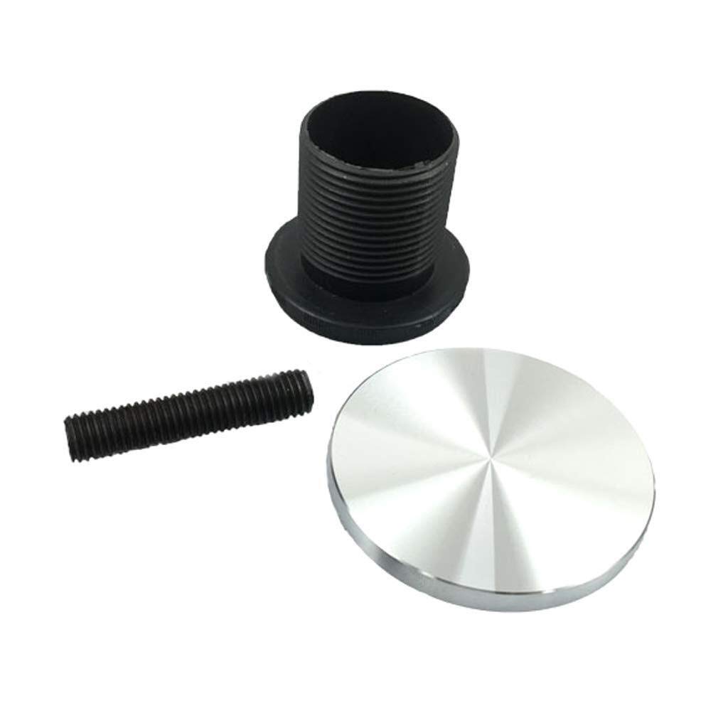 Patas Negras Ajustables para Muebles con Tubo Grueso para Mesa de Vidrio, Mesa de Centro, Mesa de Bar, zócalo de Aluminio, Varilla de Soporte de 66-70 cm.