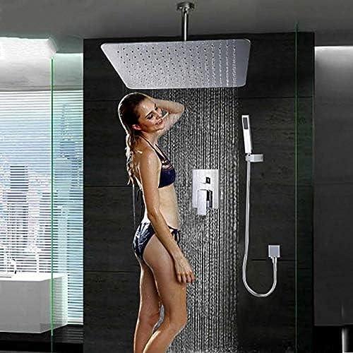 Kit douche encastrable anti-calcaire 12 pouces pour éliminer les traces