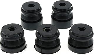 5pcs Chainsaw Damping Rubber Pad Annular Buffer Rubber Damping Block for Gasoline Chainsaw 4500/5200/5800/43cc/45cc Chinese Chainsaws Spare Parts (2 x Long + 3 x Short)